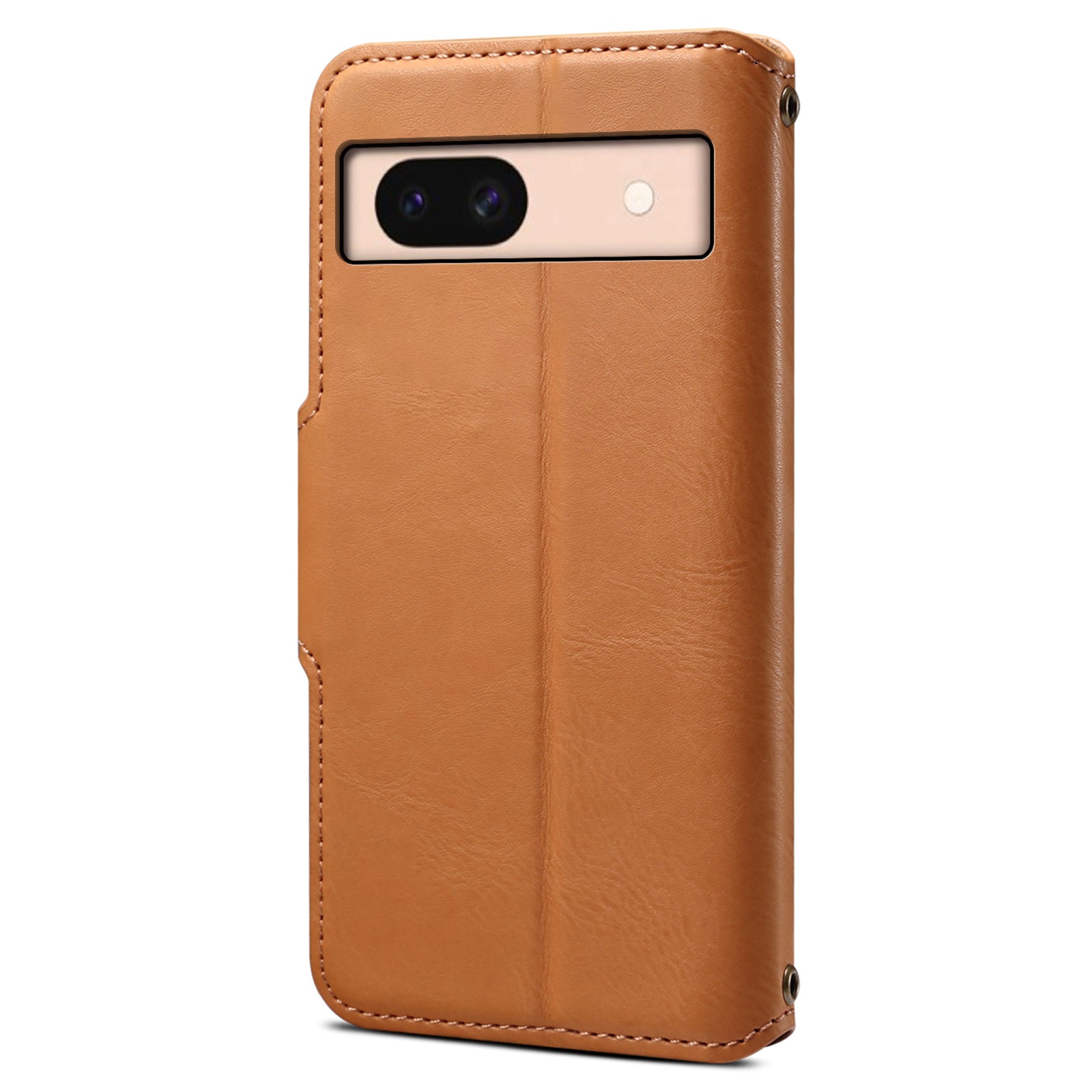 DENIOR For Google Pixel 8a Protective Case Cowhide Texture Leather Phone Cover DENIOR For Google Pixel 8a Protective Case Cowhide Texture Leather Phone Cover